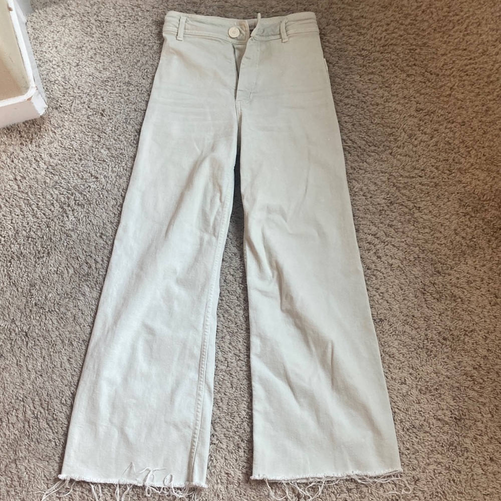 Sage green Zara Marine straight
